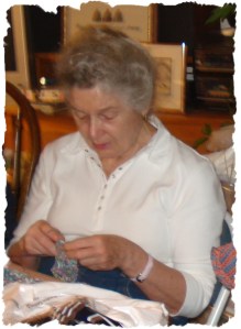 Eleanor - working towards her deadline!