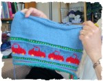 Merles car sweater is growing! Merles car sweater is growing!