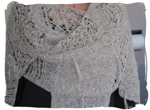 A close up of Karen's Alaca Stole