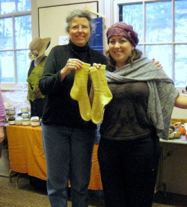 Me&Nancy&FoxFacesSocks