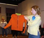 Gwen and the sweater for her son