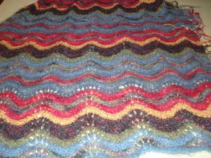 The Feather and Fan Afghan