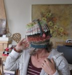 Susanne in teapot&nbsp;cosy!