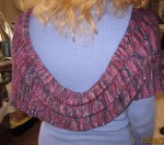 The garment has a beautiful&nbsp;drape.