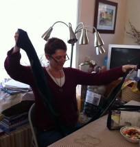 Katie...the scarf is almost done! It's going to be long enough for a double wrap!